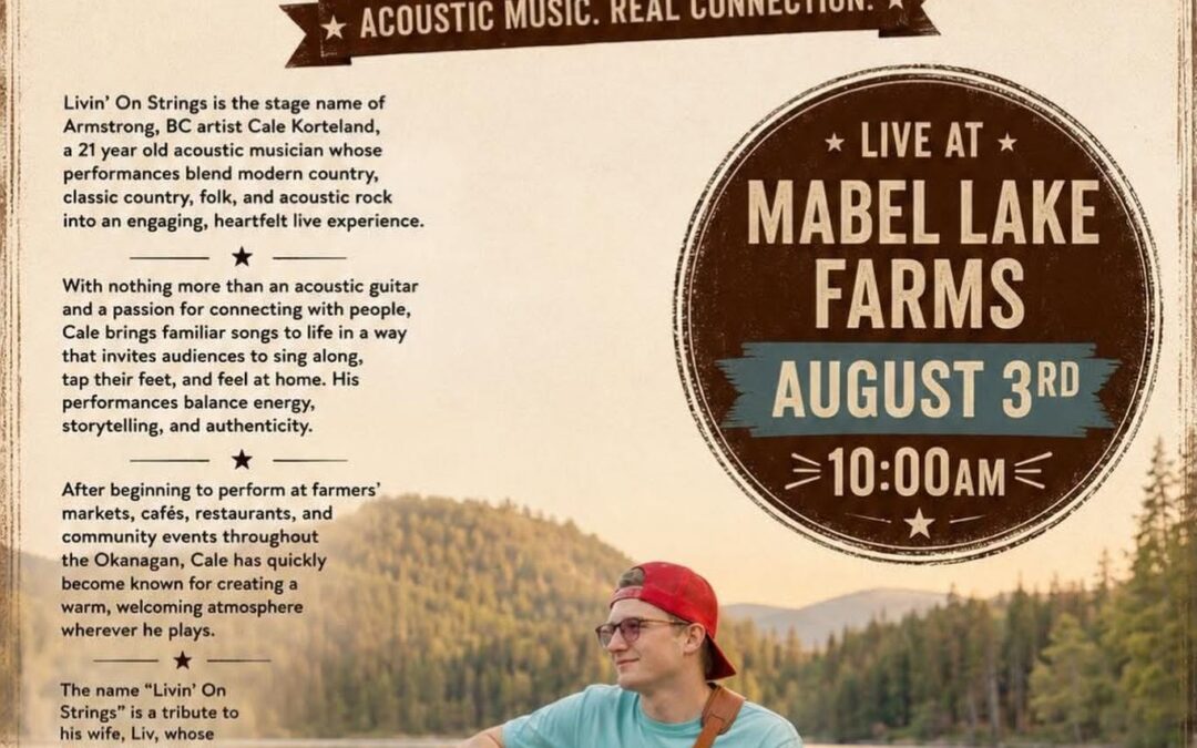 Livin’ on Strings – Aug 3