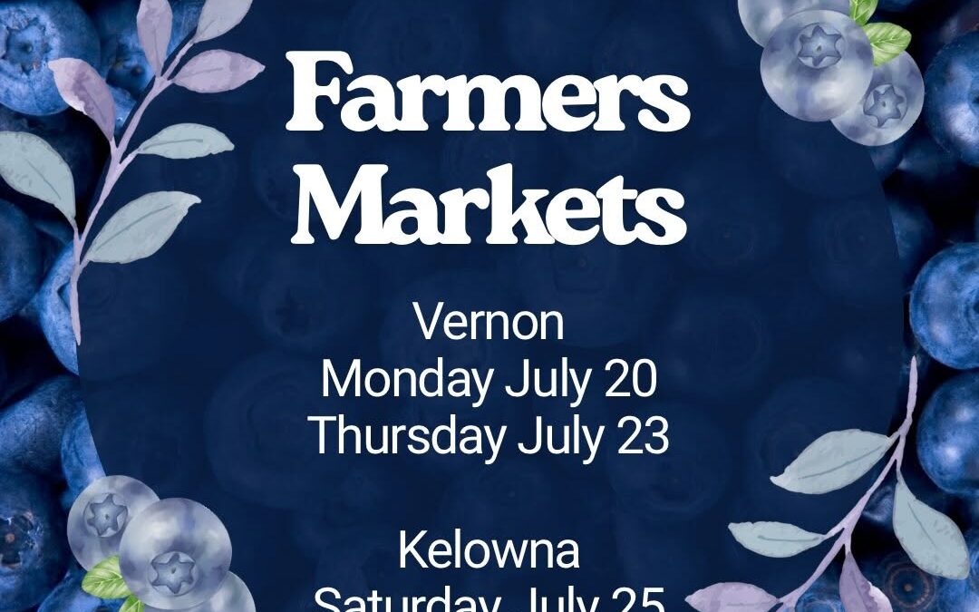 Farmers Markets – July 20-25
